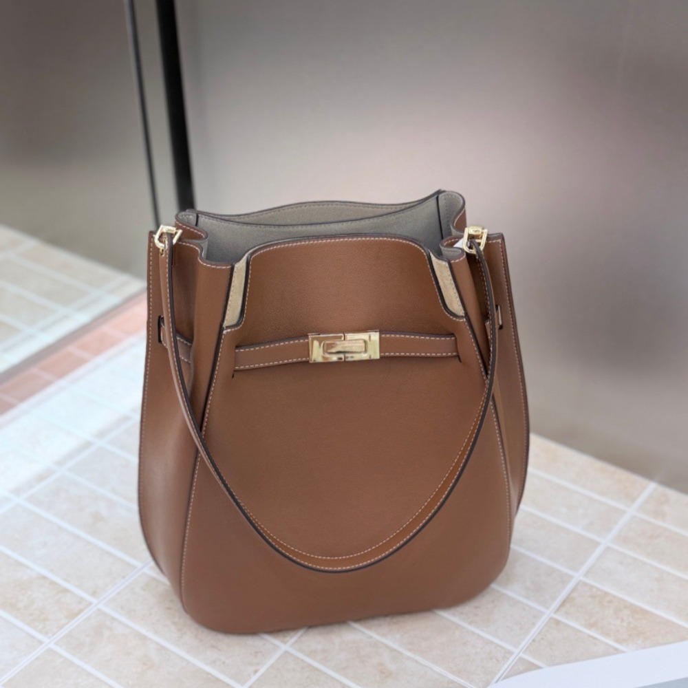 Luxury Bags Leather - New Bucket Bag Old Money Wind