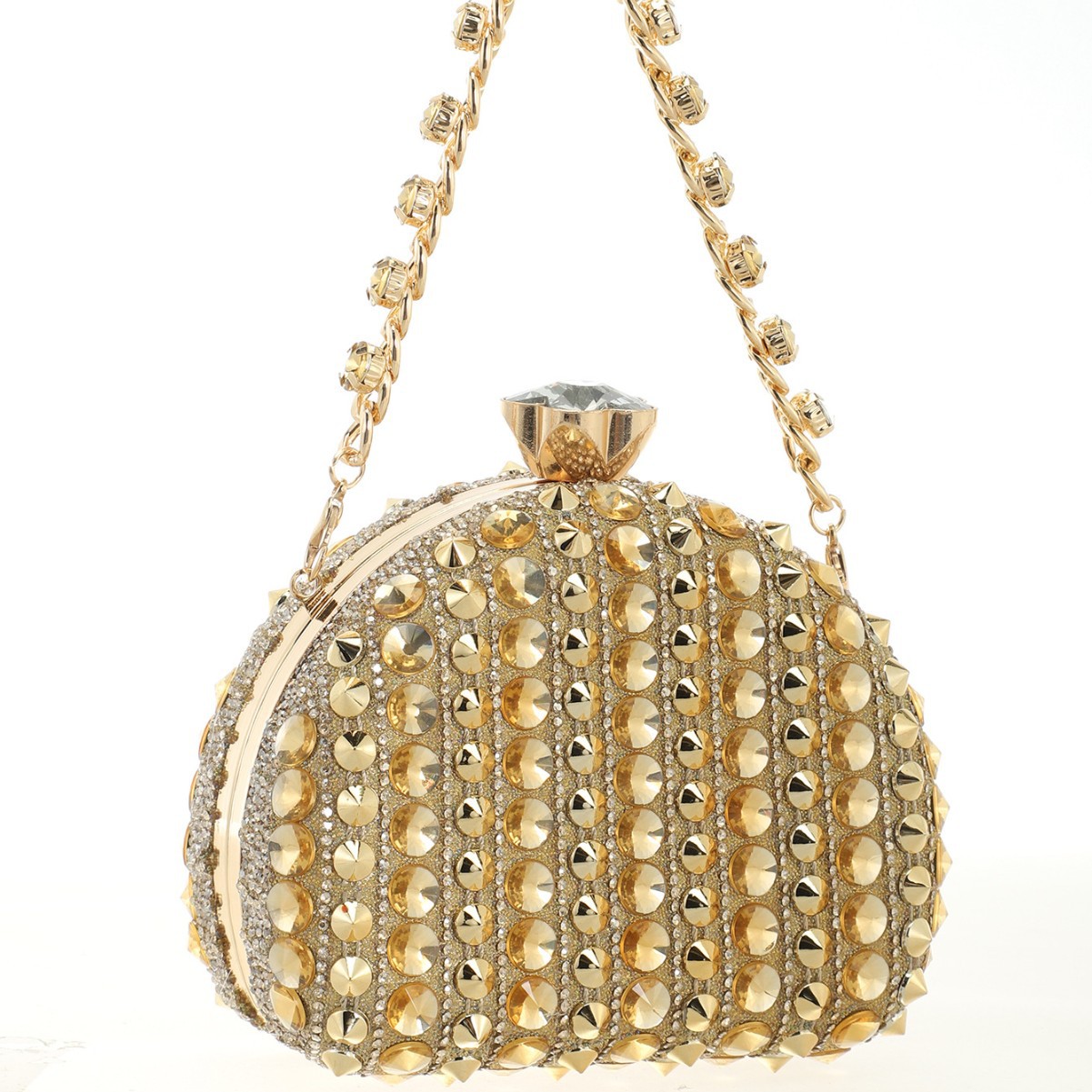 New Women's Diamond-Encrusted  - Mini Bag Evening Clutch review and price