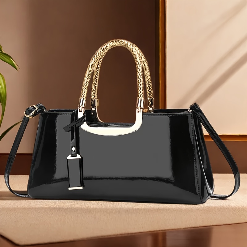 Women's Glossy PU Leather Shou - Luxury Bags Louis Vuitton review and price