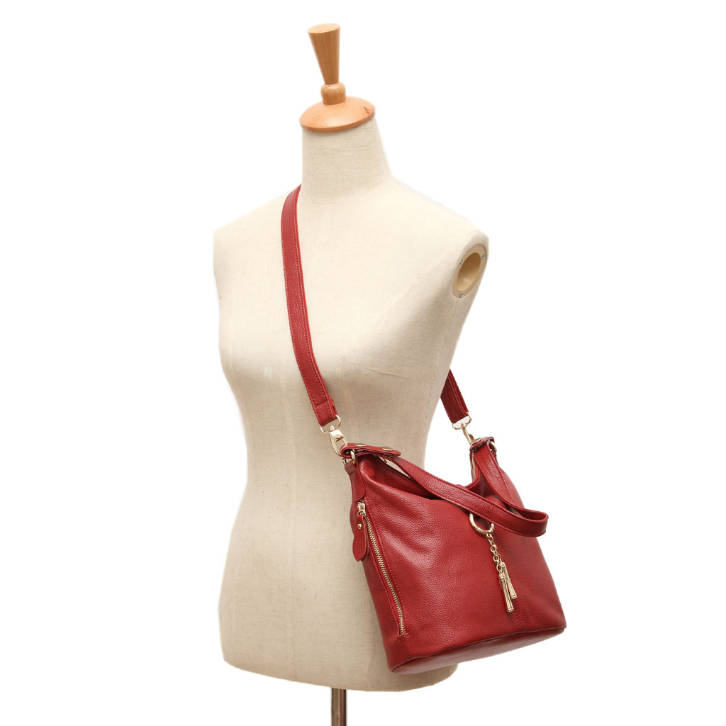 Zency Elegant Women Red Leathe - Luxury Bags Louis Vuitton review and price