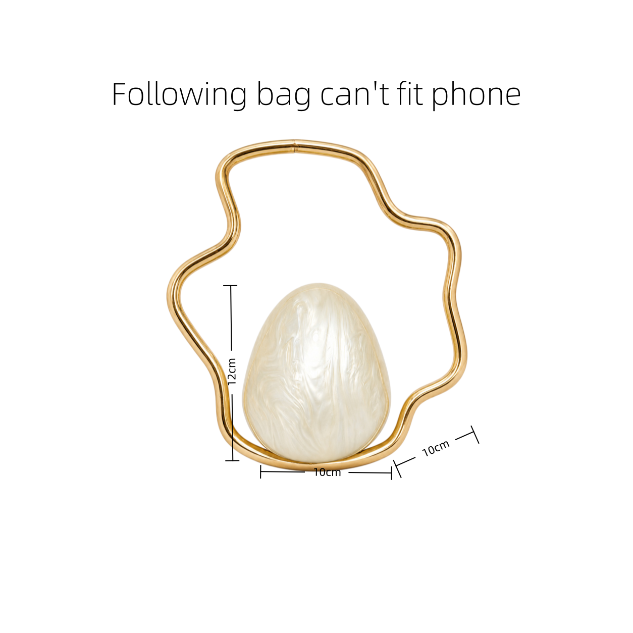 Women mini Acrylic Egg Bag Cut - Luxury Bags Mini review and price