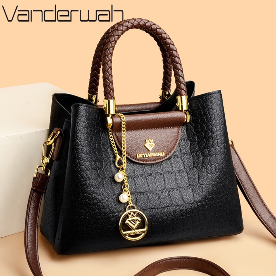Woven Handle Genuine Brand Hig - Luxury Bags Sales review and price