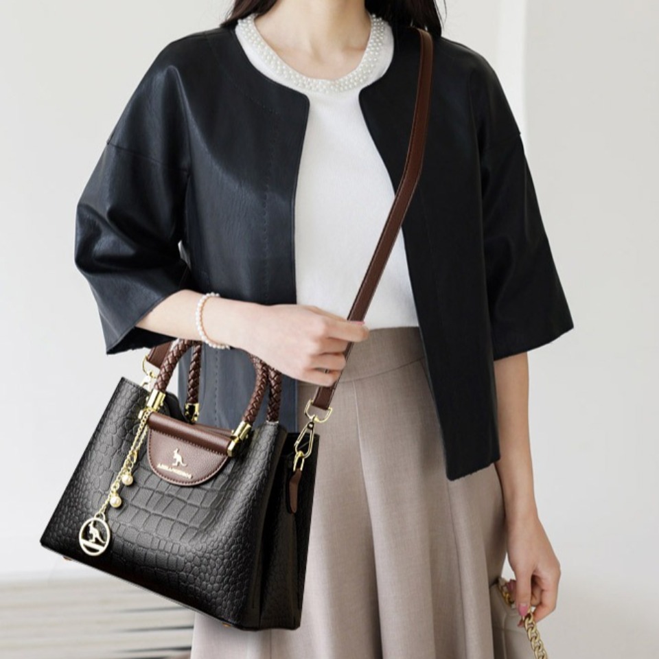 Woven Handle Genuine Brand Hig - Luxury Bags Sales review and price