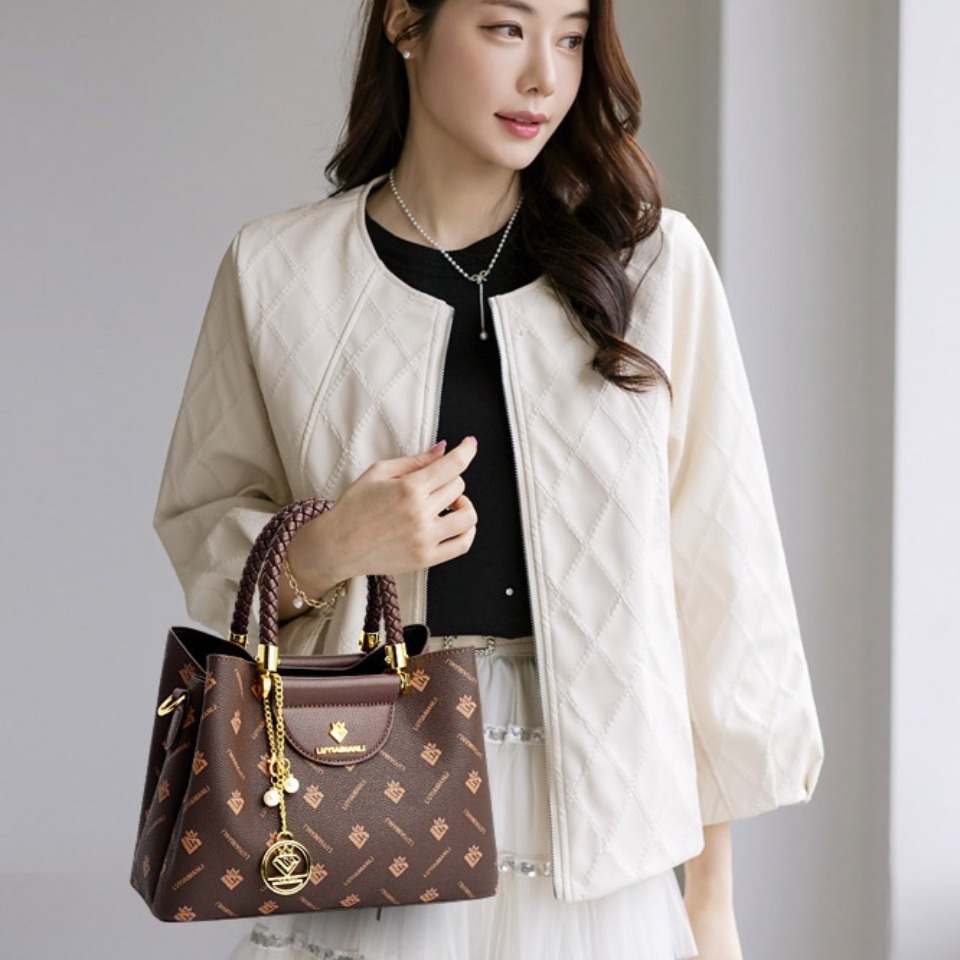 Woven Handle Genuine Brand Hig - Luxury Bags Sales review and price