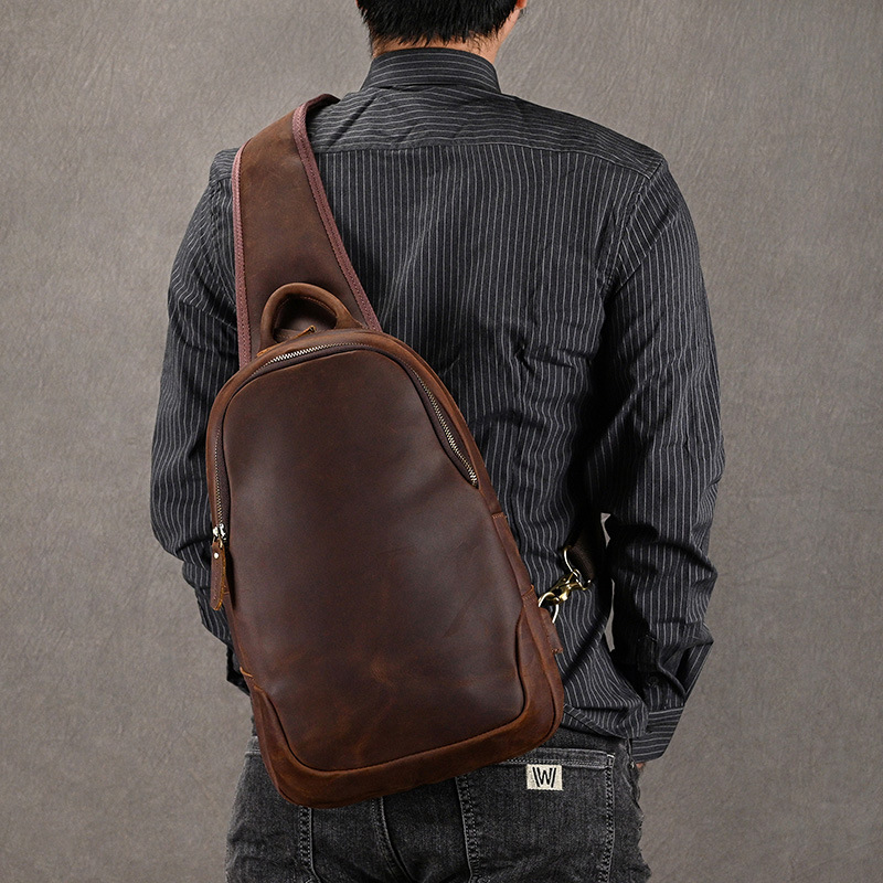 Large Size Causal Chest Bag Ge - Half Moon Bag Suede review and price