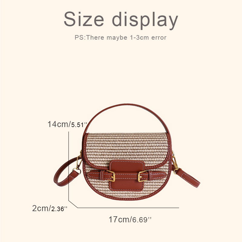 England Style Mini Straw Saddl - Luxury Bags Mini review and price