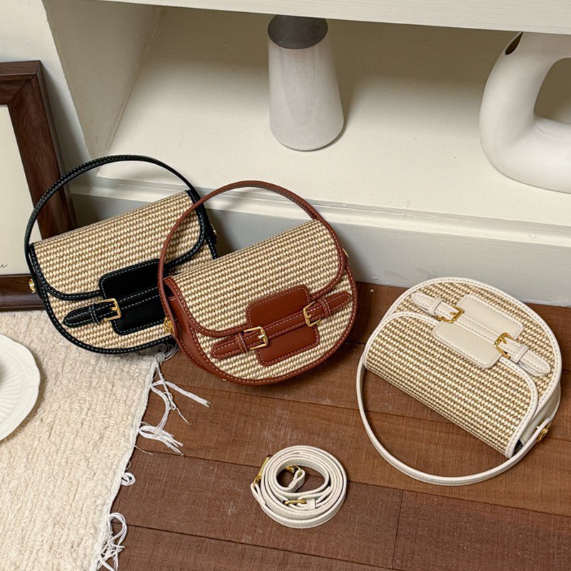 England Style Mini Straw Saddl - Luxury Bags Mini review and price