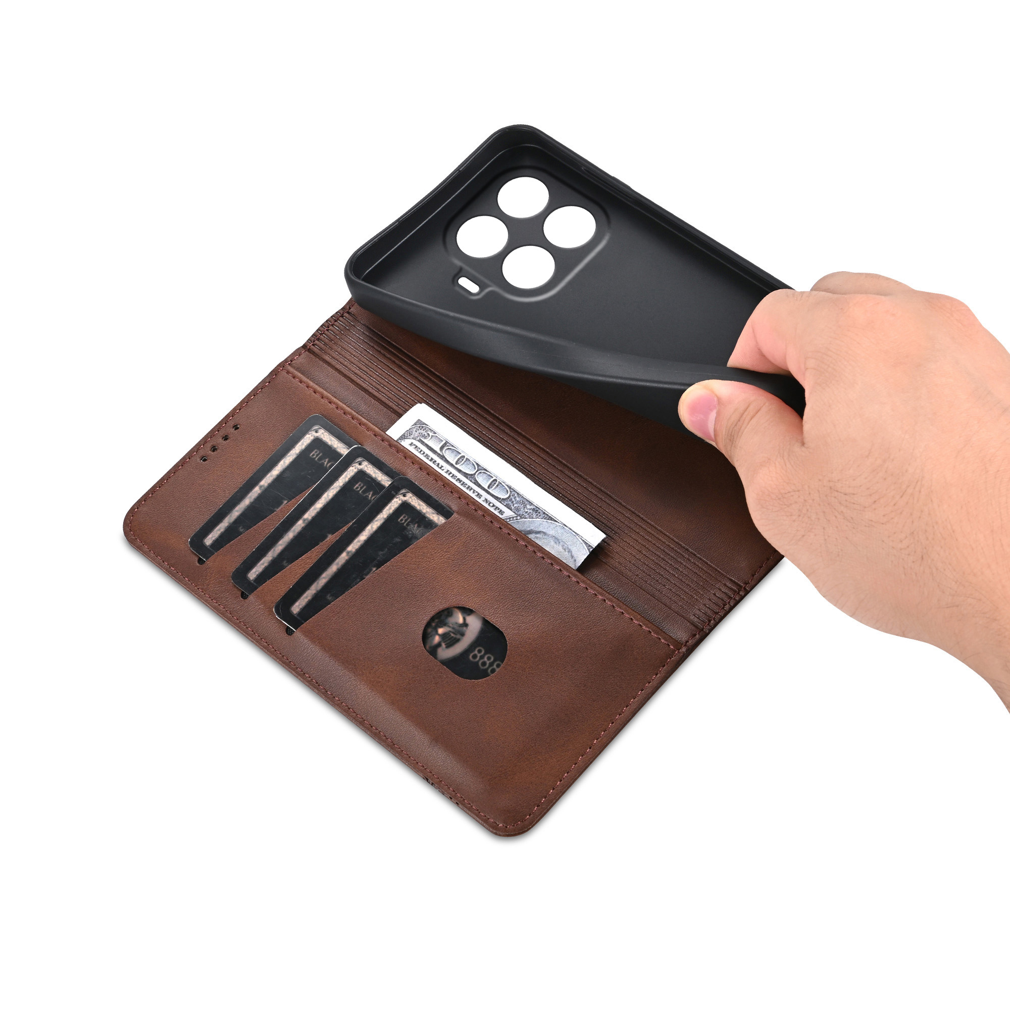 Business Flip Leather Phone Ca - Luxury Bags Leather review and price
