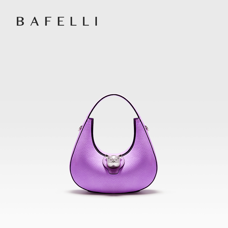 BAFELLI 2025 WOMEN'S BAG LUXUR - Half Moon Bag Suede review and price