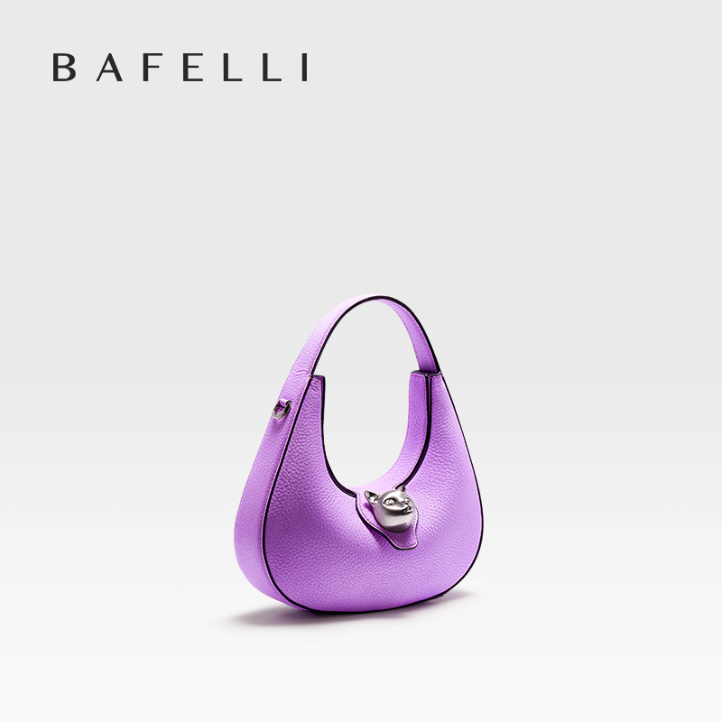 BAFELLI 2025 WOMEN'S BAG LUXUR - Half Moon Bag Suede review and price