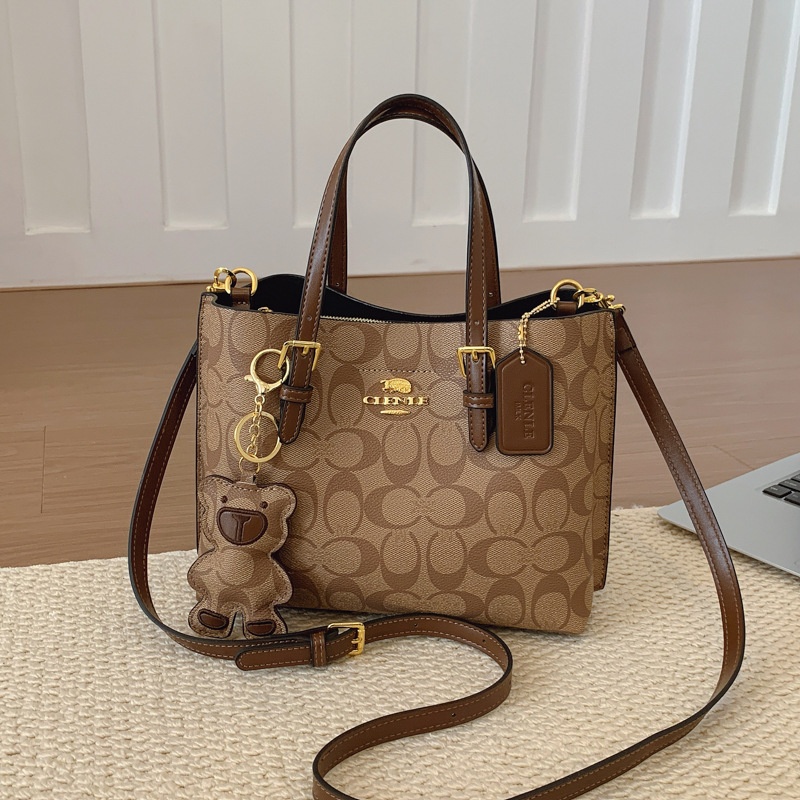Elegant Monogram Tote Bag in C - Tote Bag Leather Monogram review and price